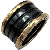 ブルガリ BVLGARI ビーゼロワンリング 4バンド(M) ピンクゴールド 750/セラミック ジュエリー