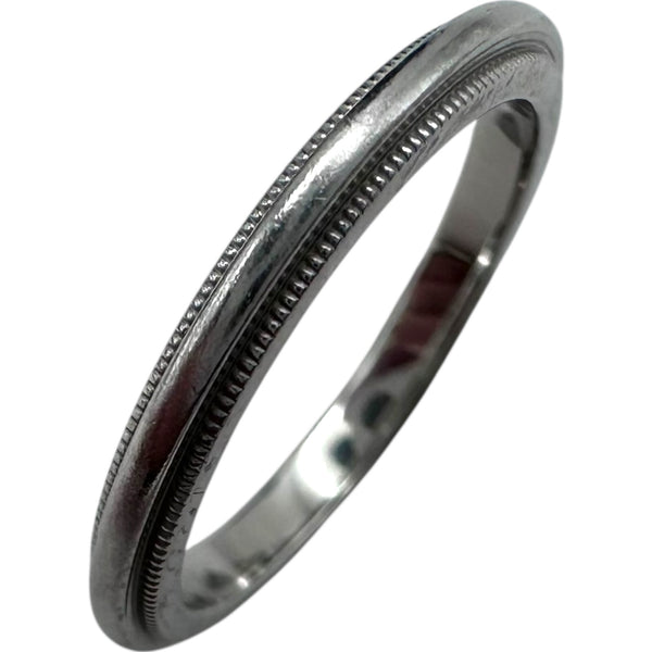 ティファニー TIFFANY＆CO ミルグレインリング プラチナ Pt950