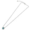 ティファニー TIFFANY＆CO TTWOサークルネックレス ホワイトゴールド Au750/ターコイズ ジュエリー