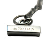 ティファニー TIFFANY＆CO TTWOサークルネックレス ホワイトゴールド Au750/ターコイズ ジュエリー