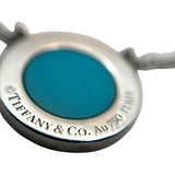 ティファニー TIFFANY＆CO TTWOサークルネックレス ホワイトゴールド Au750/ターコイズ ジュエリー