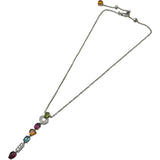 ブルガリ BVLGARI アレグラネックレス ホワイトゴールド 750/ブルートパーズ/ペリドット/ガーネット/シトリン/ダイヤモンド ジュエリー
