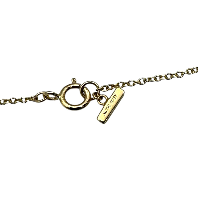 ティファニー TIFFANY＆CO TTWOサークルネックレス ゴールド Au750