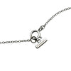 ティファニー TIFFANY＆CO TTWOサークルネックレス ホワイトゴールド Au750/ダイヤモンド/トルコ石 ジュエリー