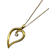 ティファニー TIFFANY＆CO リーフハートネックレス ゴールド 750/ダイヤモンド ジュエリー