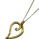 ティファニー TIFFANY＆CO リーフハートネックレス ゴールド 750/ダイヤモンド ジュエリー