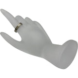 ブルガリ BVLGARI ビーゼロワンエッセンシャルバンドリング ホワイトゴールド Au750/ダイヤモンド ジュエリー