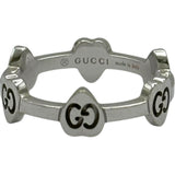 グッチ GUCCI ハートアイコンリング ホワイトゴールド 750 ジュエリー