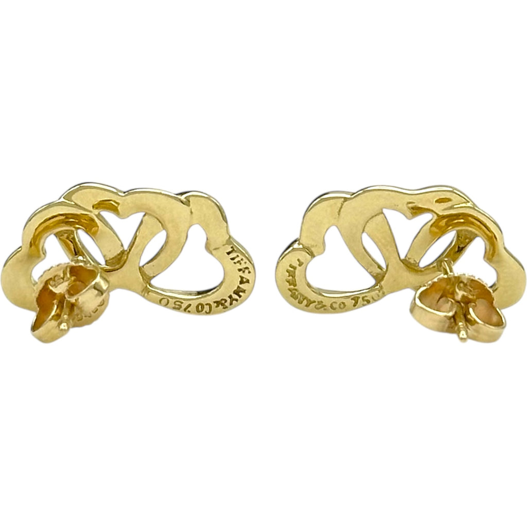 ティファニー TIFFANY＆CO トリプルハートピアス ゴールド 750