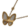 ヴァンクリーフ＆アーペル Van Cleef & Arpels ドゥパピヨンネックレス ピンクゴールド Au750/マザーオブパール/ダイヤモンド ジュエリー
