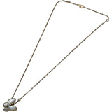 ヴァンクリーフ＆アーペル Van Cleef & Arpels ドゥパピヨンネックレス ピンクゴールド Au750/マザーオブパール/ダイヤモンド ジュエリー