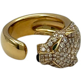 カルティエ Cartier パンテールドゥカルティエリング ゴールド 750/ダイヤモンド/エメラルド/オニキス ジュエリー