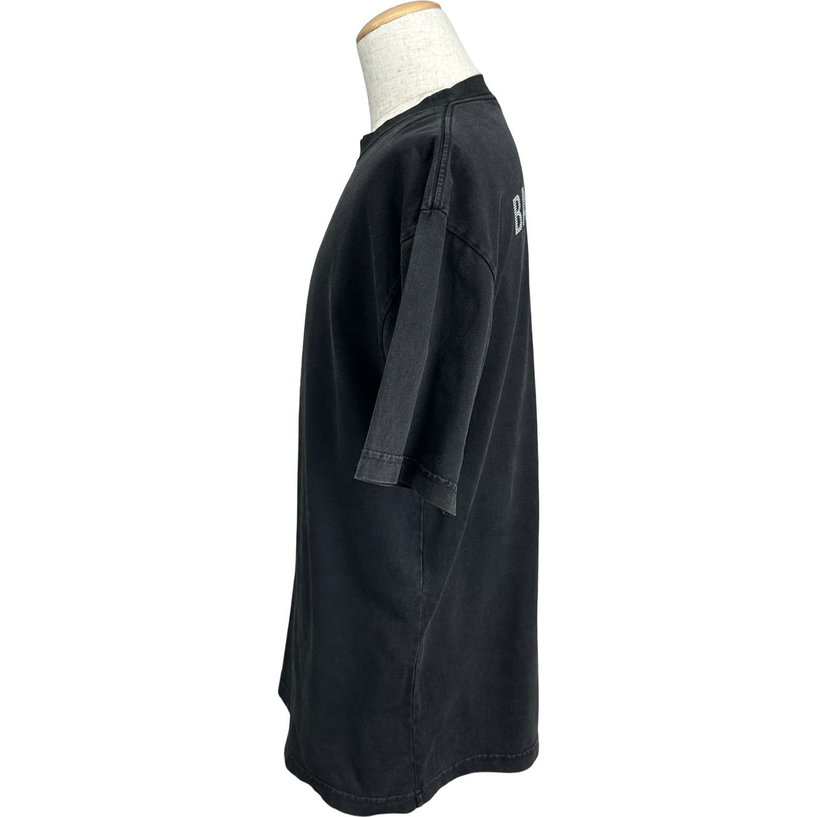 バレンシアガ BALENCIAGA ラインストーンロゴ半袖Tシャツ 641655