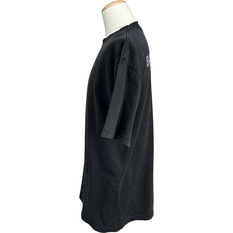 バレンシアガ BALENCIAGA ラインストーンロゴ半袖Tシャツ 641655