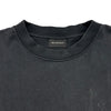 バレンシアガ BALENCIAGA ラインストーンロゴ半袖Tシャツ 641655 ブラック コットン メンズ 半袖シャツ