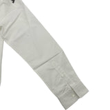 バレンシアガ BALENCIAGA バックロゴプリント長袖シャツ 556878 ホワイト コットン メンズ 長袖シャツ