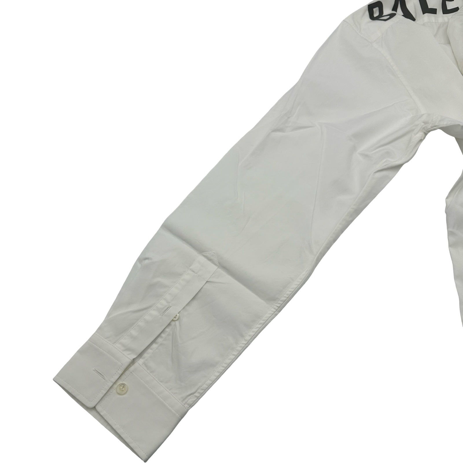 バレンシアガ BALENCIAGA バックロゴプリント長袖シャツ 556878