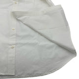 バレンシアガ BALENCIAGA バックロゴプリント長袖シャツ 556878 ホワイト コットン メンズ 長袖シャツ