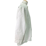 バレンシアガ BALENCIAGA バックロゴプリント長袖シャツ 556878 ホワイト コットン メンズ 長袖シャツ