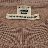 エルメス HERMES Hリフトカシミヤニットセーター 3H2653D1 ピンク カシミヤ レディース セーター