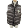 モンクレール MONCLER TIBET ダウンベスト ブラウン ナイロン メンズ ダウンベスト