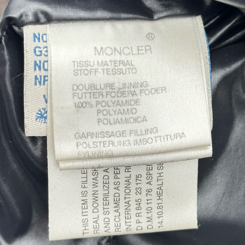モンクレール MONCLER TIBET ダウンベスト ブラウン ナイロン メンズ