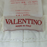 ヴァレンティノ VALENTINO ロゴ刺繍バケットハット ホワイト コットン メンズ その他ファッション雑貨