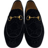 グッチ GUCCI GGベルベットホースビットローファー　 430088 ブラック ベロア メンズ ローファー
