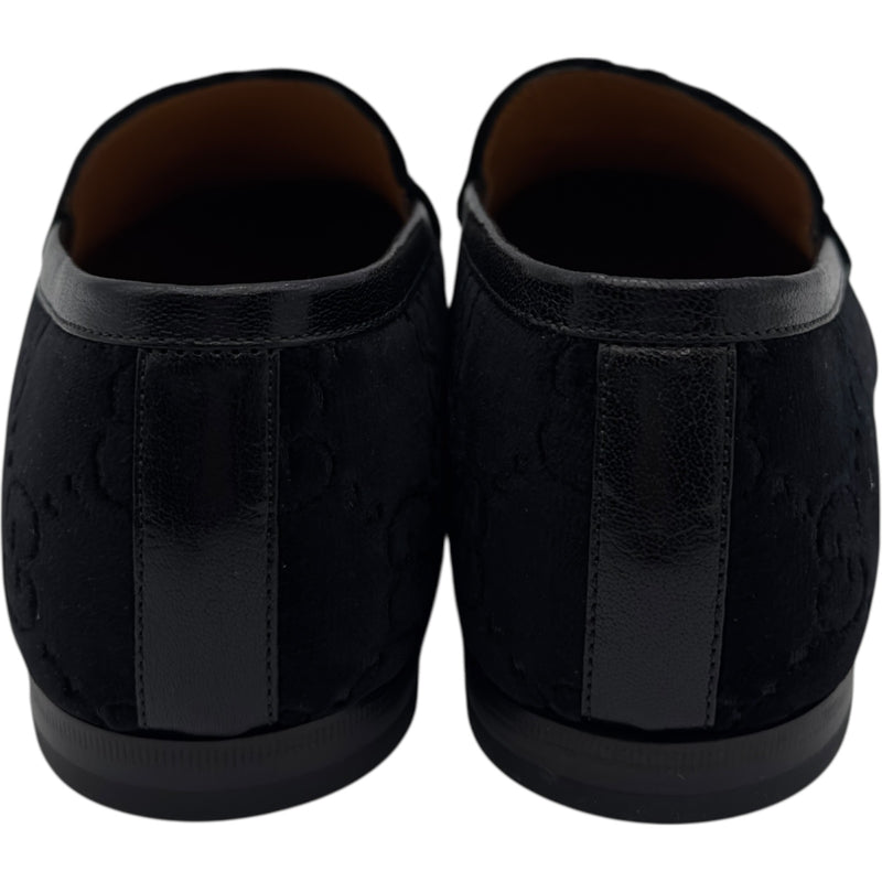 グッチ GUCCI GGベルベットホースビットローファー 430088 ブラック