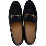 グッチ GUCCI GGベルベットホースビットローファー　 430088 ブラック ベロア メンズ ローファー