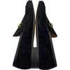 グッチ GUCCI GGベルベットホースビットローファー　 430088 ブラック ベロア メンズ ローファー
