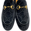 グッチ GUCCI GGベルベットホースビットローファー　 430088 ブラック ベロア メンズ ローファー