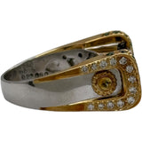 マルチストーンリング プラチナ/ゴールド Pt900/K18/グリーントルマリン/グリーンガーネット/ダイヤモンド/トパーズ グリーントルマリン ジュエリー