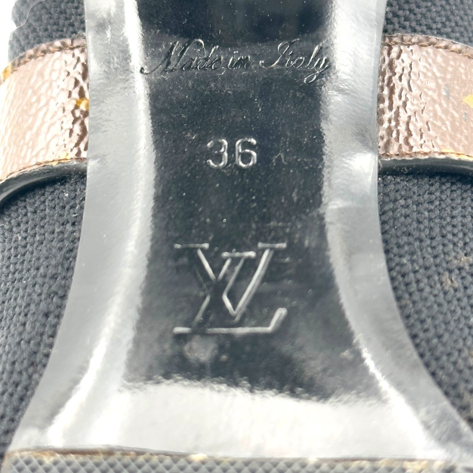 ルイ・ヴィトン LOUIS VUITTON シルエットライン ソックスブーツ