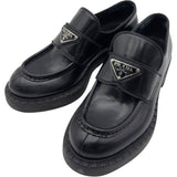 プラダ PRADA ローファー ブラック レザー レディース ローファー