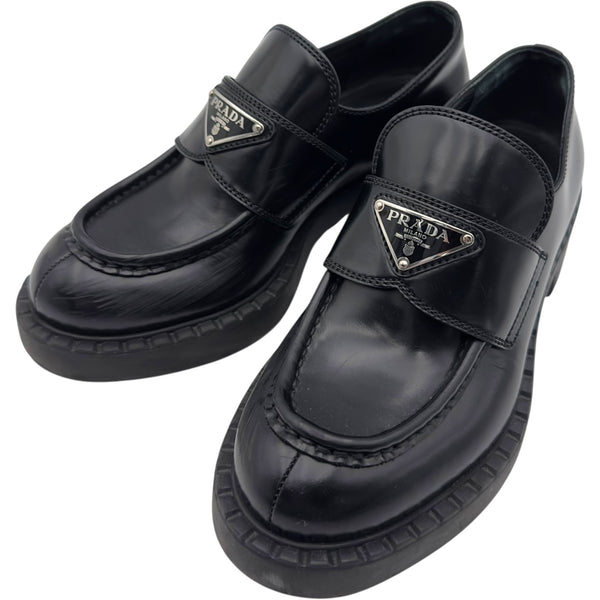 限定お値下げしました！PRADA ブラック ローファーバブーシュ　37 2300045278142_1_600x600_crop_c