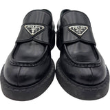 プラダ PRADA ローファー ブラック レザー レディース ローファー