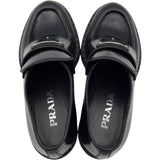 プラダ PRADA ローファー ブラック レザー レディース ローファー