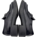 プラダ PRADA ローファー ブラック レザー レディース ローファー