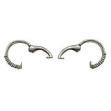 K18WG ダイヤフープ イヤリング ホワイトゴールド K18WG ジュエリー