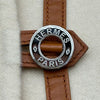 エルメス HERMES セリエボタンカシミヤコート 2E0117DD クリーム カシミヤ レディース その他アウター