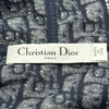 クリスチャン・ディオール Christian Dior オブリーク総柄ショートスリーブスウェットシャツ 113S06A4022 ネイビー コットン レディース スウェット