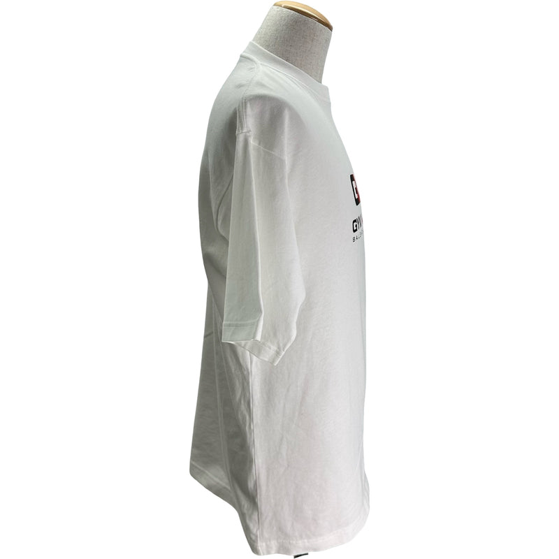 バレンシアガ BALENCIAGA GYM WEARロゴ 半袖Tシャツ 620969 ホワイト