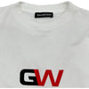 バレンシアガ BALENCIAGA GYM WEARロゴ 半袖Tシャツ 620969 ホワイト コットン メンズ 半袖Ｔシャツ