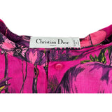 クリスチャン・ディオール Christian Dior トワル ドゥ ジュイ 長袖ロングシャツ 341B54A3798 ピンク コットン レディース 長袖シャツ