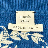 エルメス HERMES CLIQUETIS カシミヤニットセーター 2E2613D2 ブルー カシミヤ レディース セーター