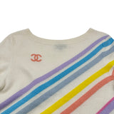 シャネル CHANEL La Pausaココマークニットセーター P60517 ホワイト カシミヤ レディース セーター