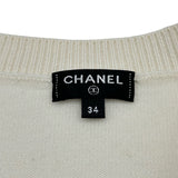 シャネル CHANEL La Pausaココマークニットセーター P60517 ホワイト カシミヤ レディース セーター