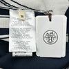エルメス HERMES 無秩序半袖ニットシャツ 4E2654D6 ネイビー シルク レディース 半袖シャツ