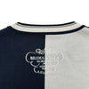 エルメス HERMES 無秩序半袖ニットシャツ 4E2654D6 ネイビー シルク レディース 半袖シャツ